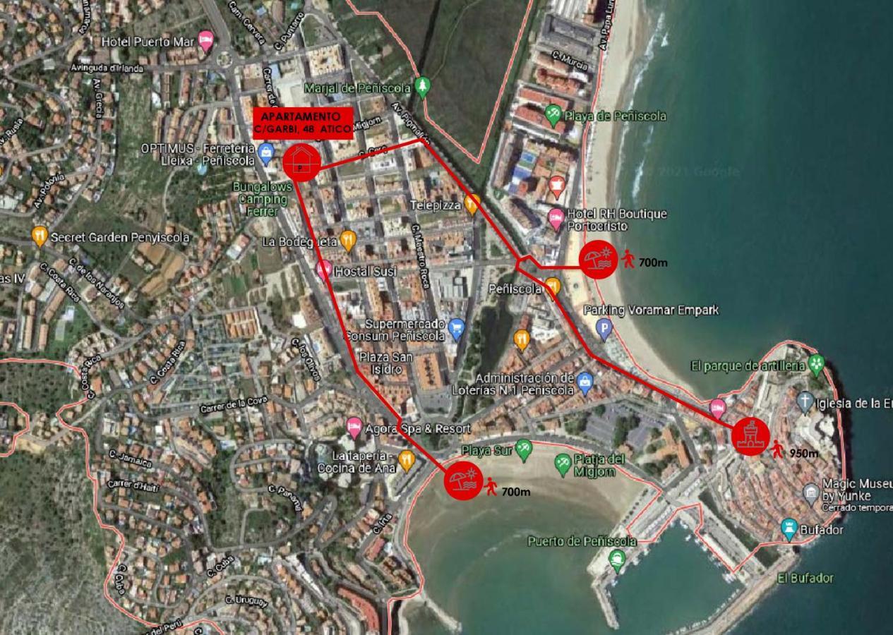 Atico Nuevo Con Terraza Peniscola Apartment Екстериор снимка